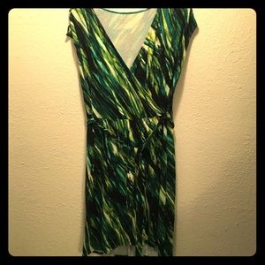 Ava & Viv mock wrap dress 1X